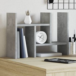 vidaXL Organisateur de bureau gris b&eacute;ton 34,5x15,5x35,5 cm