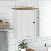vidaXL Armoire murale de salle de bain BODO blanc et marron 44x30x60cm