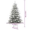 vidaXL Sapin de No&euml;l Artificiel &agrave; Branches Articul&eacute;es Blanc 180 cm