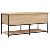 vidaXL Banc de rangement ch&ecirc;ne sonoma 100x42,5x47 cm bois d'ing&eacute;nierie