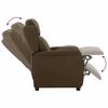 vidaXL Fauteuil inclinable Marron 67.5 x 93.5 x 101.5 cm tissu