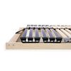 vidaXL Sommier à lattes sans matelas avec 42 lattes 7 zones 90x200 cm