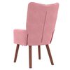 vidaXL fauteuil Rose 63 x 67 x 94 cm Velours
