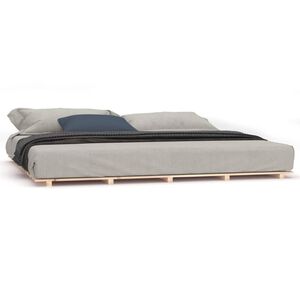 vidaXL Cadre de lit sans matelas 160x200 cm bois massif de pin