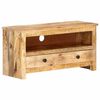 vidaXL Meuble TV 79x30x40 cm Bois de manguier brut