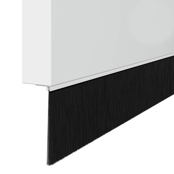 vidaXL Brosses d'&eacute;tanch&eacute;it&eacute; pour porte &agrave; visser 6 pcs Blanc 100 cm