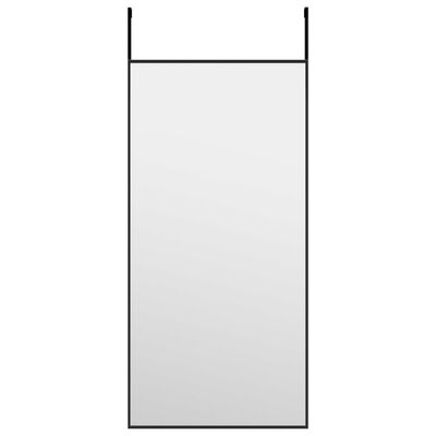 vidaXL Miroir de porte Noir 30x60 cm Verre et aluminium