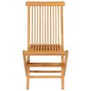 vidaXL Ensemble à manger de jardin 5 pcs Bois de teck massif