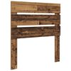 vidaXL Cadre de lit Bois ancien 90 x 190 cm Bois de pin massif