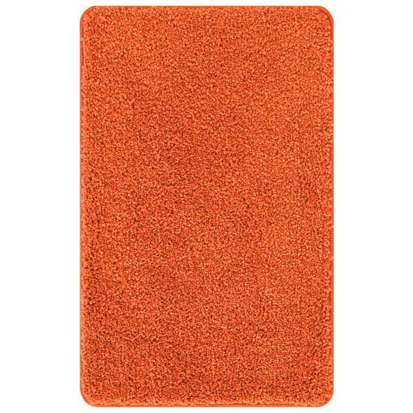 vidaXL Ensemble de tapis de bain antid&eacute;rapants 2 pcs Orange PP