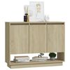 vidaXL Buffet Chêne sonoma 97x31x75 cm Bois d'ingénierie