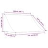 vidaXL Auvent r&eacute;tractable 250x150 cm Orange et marron