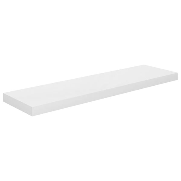 vidaXL Étagère murale flottante 4 pcs Blanc brillant 90x23,5x3,8cm MDF