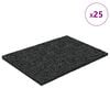 vidaXL Tapis de patio en granulat de caoutchouc Noir 6 x 9 x 0,3 cm