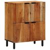 vidaXL Buffet avec porte Marron 60 x 33 x 75 cm Bois de mangue massif