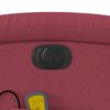 vidaXL Fauteuil inclinable de massage &eacute;lectrique Rouge bordeaux Tissu