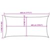 vidaXL Voile d'ombrage 160 g/m&sup2; Blanc 2,5x4,5 m PEHD