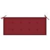 vidaXL Banc de jardin avec coussin 120 cm Bambou