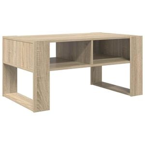 vidaXL Table basse Ch&ecirc;ne Sonoma 92 x 53 x 45 cm Bois d'ing&eacute;nierie
