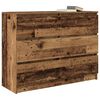 vidaXL Buffet vieux bois 100x35x76 cm bois d'ing&eacute;nierie