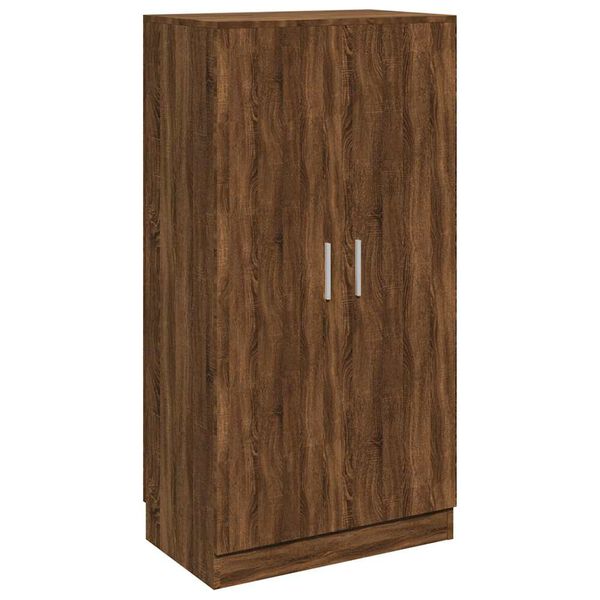 vidaXL Armoire &agrave; chaussures Ch&ecirc;ne marron 55x35x108cm Bois d'ing&eacute;nierie
