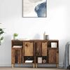vidaXL Buffets 2 pcs Bois Ancien 60 x 35 x 70 cm Bois d'ing&eacute;nierie