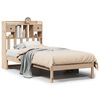 vidaXL Lit biblioth&egrave;que sans matelas 90x190 cm bois de pin massif