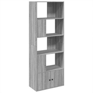 vidaXL Biblioth&egrave;que sonoma gris 70x36x189 cm bois d'ing&eacute;nierie