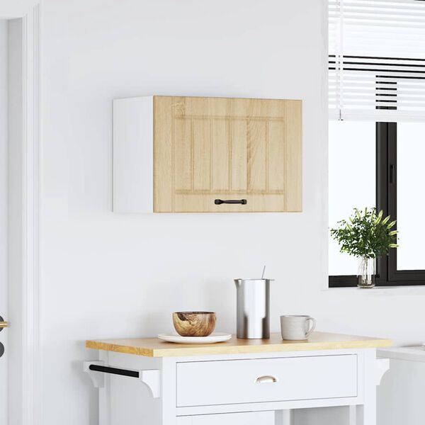 vidaXL Armoire murale de cuisine Lucca ch&ecirc;ne sonoma bois ing&eacute;nierie