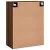 vidaXL Armoires murales 2 pcs ch&ecirc;ne marron 69,5x34x90 cm