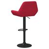 vidaXL Tabourets de bar lot de 2 rouge bordeaux velours