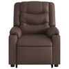 vidaXL Fauteuil inclinable marron similicuir