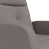vidaXL Fauteuil inclinable Taupe Tissu