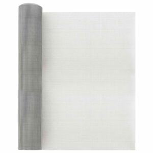vidaXL &Eacute;cran en maille 40 x 2000 cm 18 mesh Acier Inox 304 Argent&eacute;