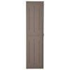 vidaXL Armoire de rangement jardin Marron 65x45x172 cm PP Aspect bois