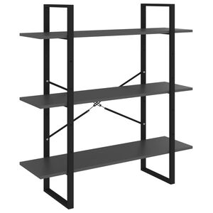 vidaXL Biblioth&egrave;que gris 100x30x105 cm bois d&rsquo;ing&eacute;nierie