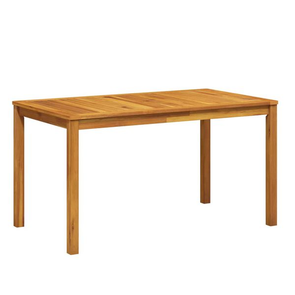 vidaXL Table de jardin 140x80x74 cm Bois d'acacia massif