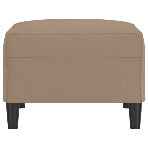 vidaXL Repose-pied Cappuccino 70x55x41 cm Similicuir
