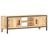 vidaXL Meuble TV 120x30x40 cm Bois de manguier brut