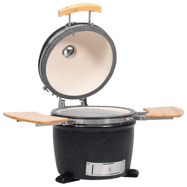 Kamado Barbecue au charbon de bois en c&eacute;ramique 33 cm