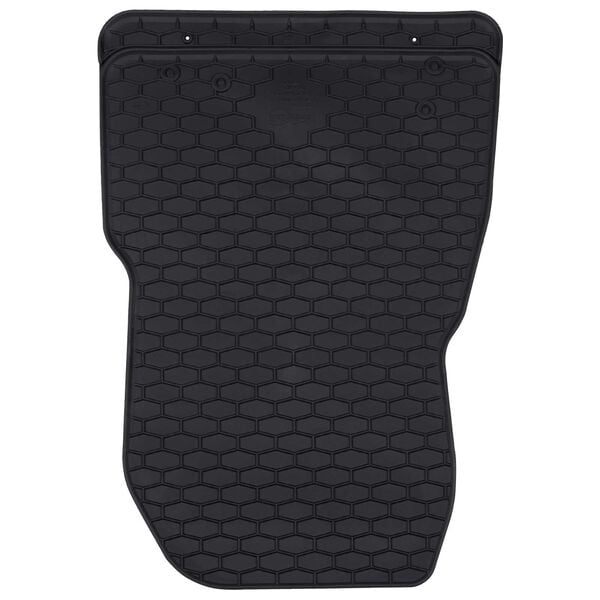 vidaXL Tapis de voiture 3 pcs Noir Caoutchouc