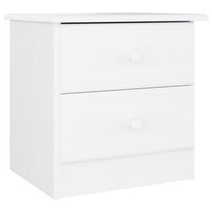 vidaXL Table de chevet ALTA blanc 41x35x41 cm bois de pin massif