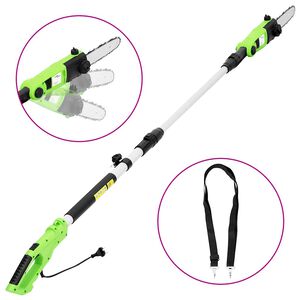 vidaXL Tron&ccedil;onneuse &eacute;lectrique &agrave; perche t&eacute;lescopique 25 cm 710 W