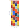 vidaXL Tapis de couloir Multicolore 80x350 cm