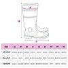 vidaXL Bottes de pluie avec chaussettes amovibles noir taille 46 PVC