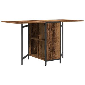 vidaXL Table &agrave; d&icirc;ner 144 x 60 x 75 cm Bois d'ing&eacute;nierie Bois ancien