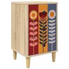 vidaXL Table de chevet ESSEN Ch&ecirc;ne Sonoma 36 x 33 x 60 cm