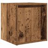 vidaXL Tables de chevet murales 2 pcs vieux bois 38x34x40 cm