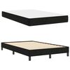 vidaXL Lit &agrave; ressorts avec matelas Noir 120 x 220 cm tissu