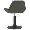 vidaXL Tabouret de bar Gris fonc&eacute; Velours